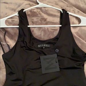 Meshki black bodysuit